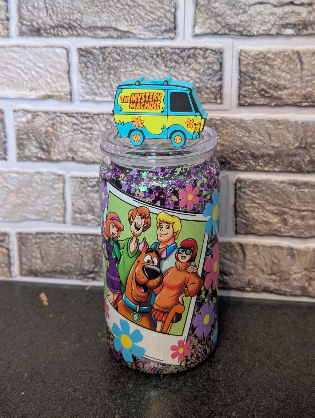 16oz Skinny Tumbler – Scooby-Doo Design, Acrylic