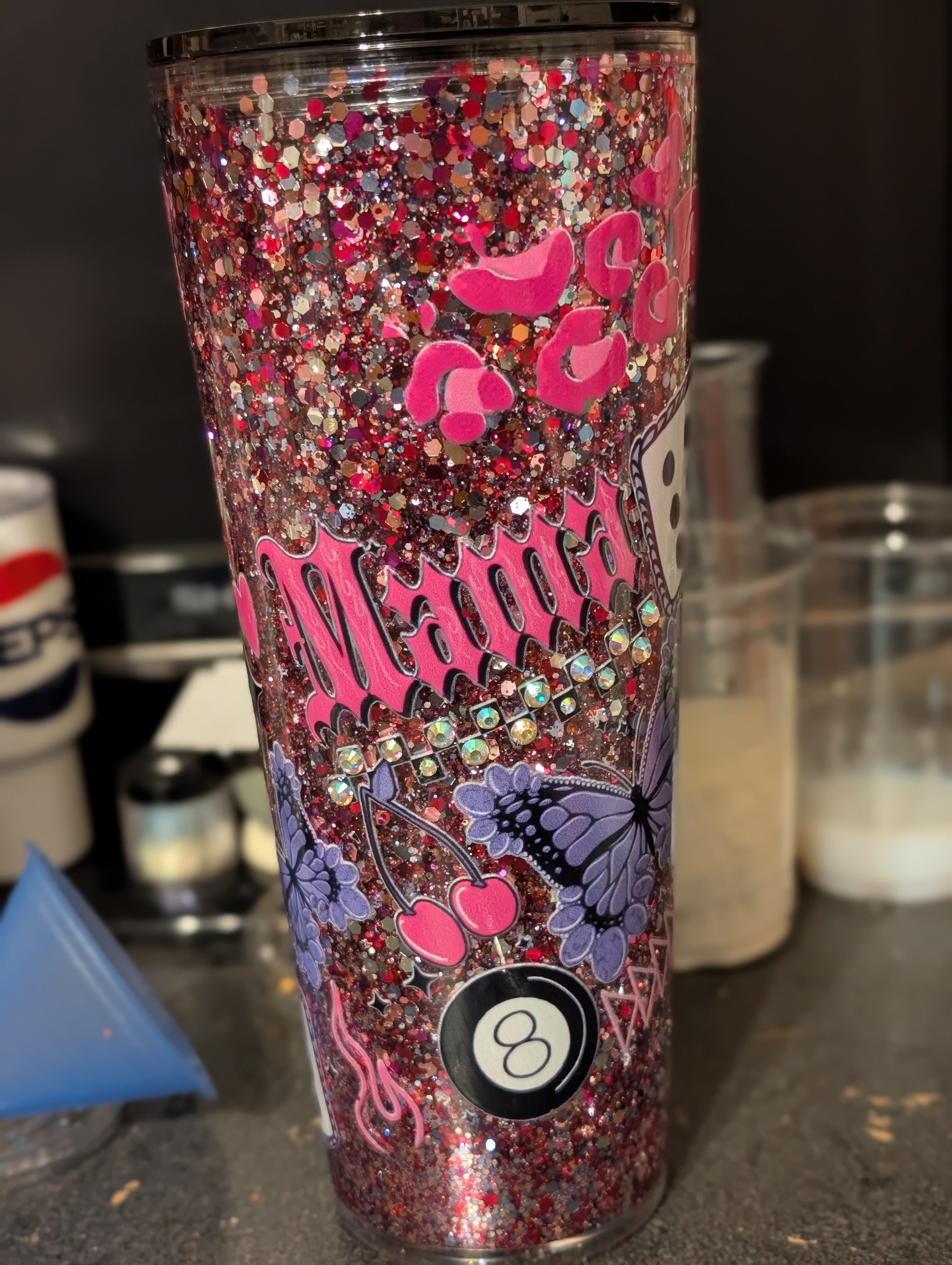 24oz Tumbler – Mama Design, Acrylic