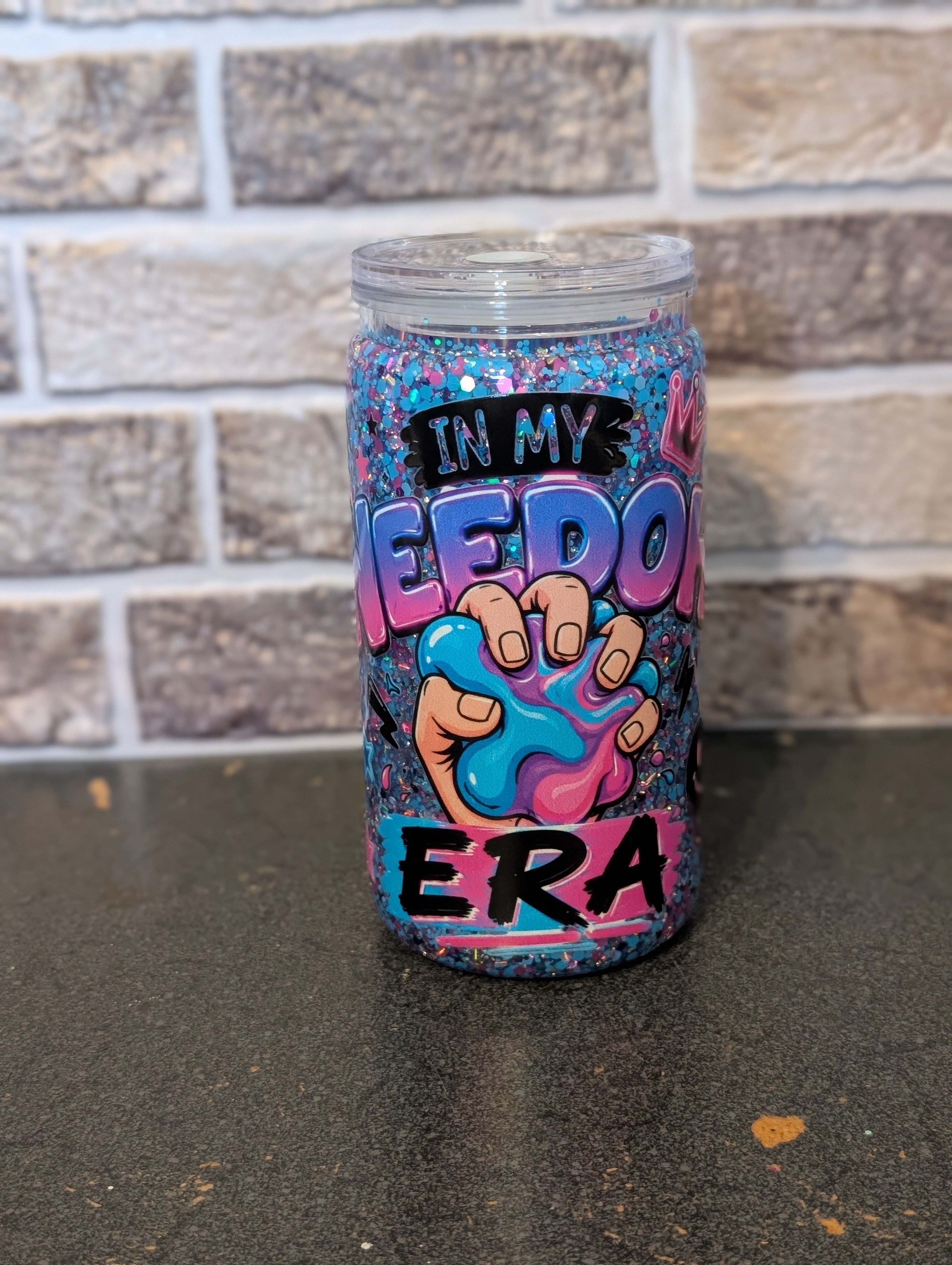16oz Skinny Tumbler – Needoe Design, Acrylic
