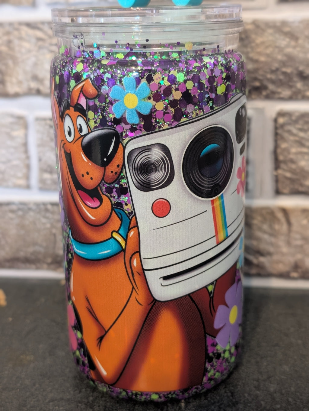 16oz Skinny Tumbler – Scooby-Doo Design, Acrylic